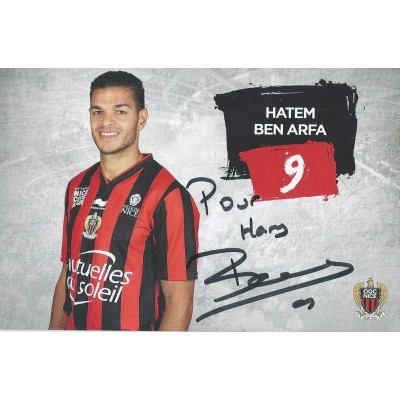 Autographe Hatem Ben Arfa Saison 2015-2016 Ogcnice